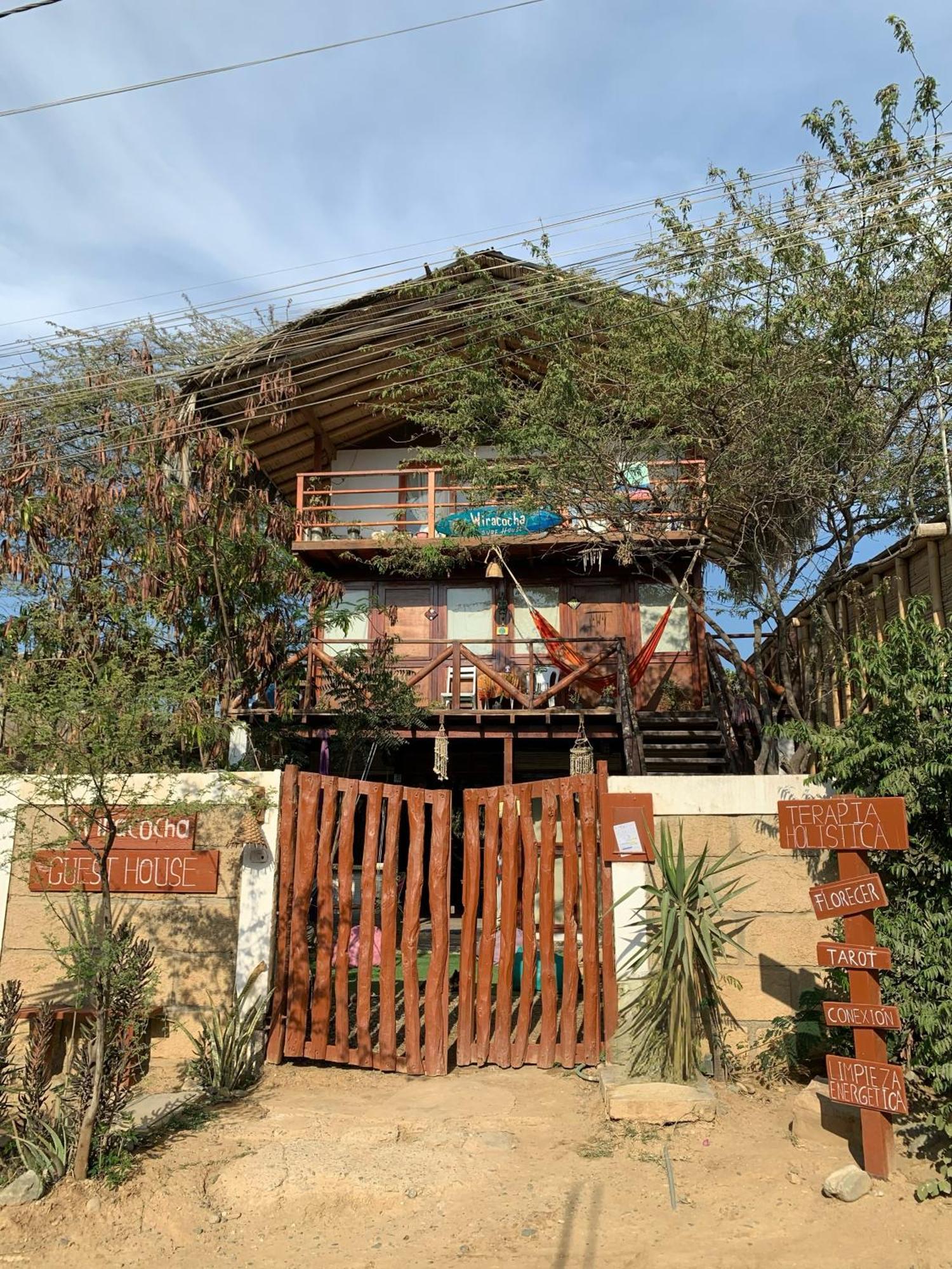 Wiracocha Hostal Máncora Exterior foto