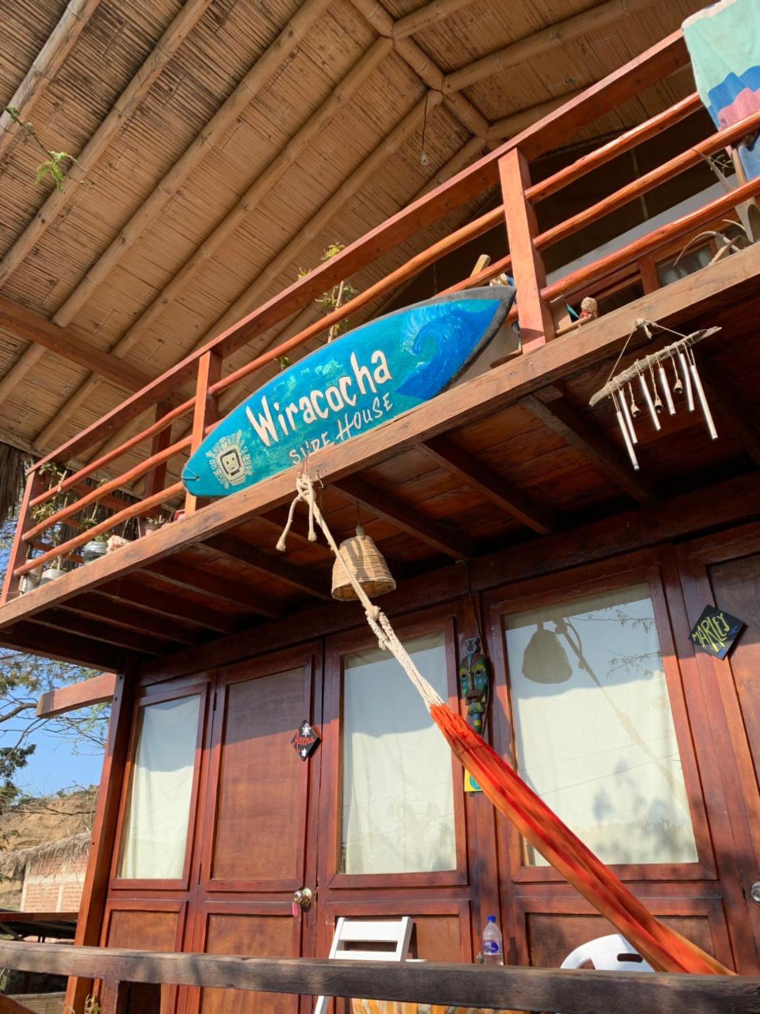 Wiracocha Hostal Máncora Exterior foto